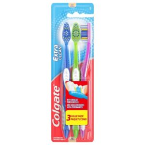 Colgate Toothbrush Extra Clean 3Pk
